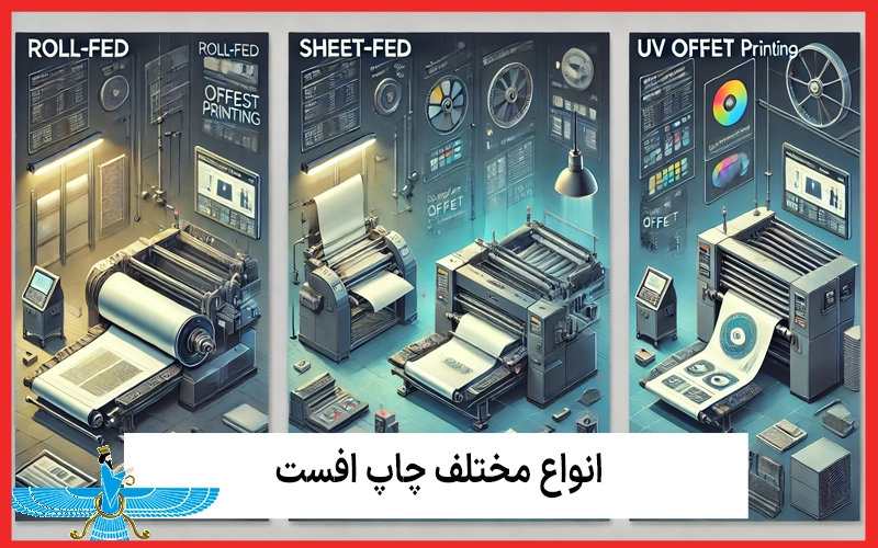 انواع مختلف چاپ افست